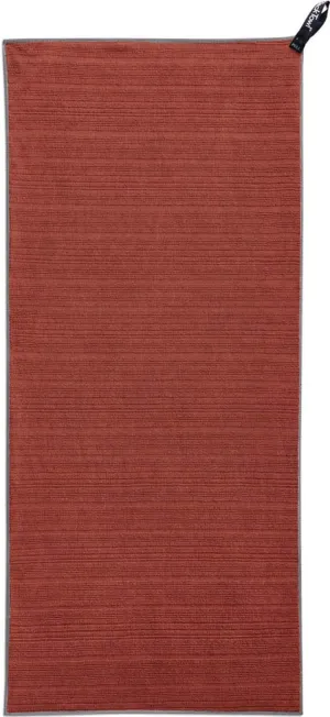 PackTowl Luxe Lightweight Microfiber Camping and Travel Towel, Terracotta, Hand