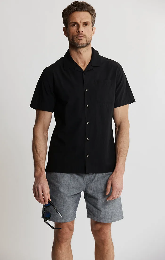Paper Touch Short Sleeve Camp Shirt