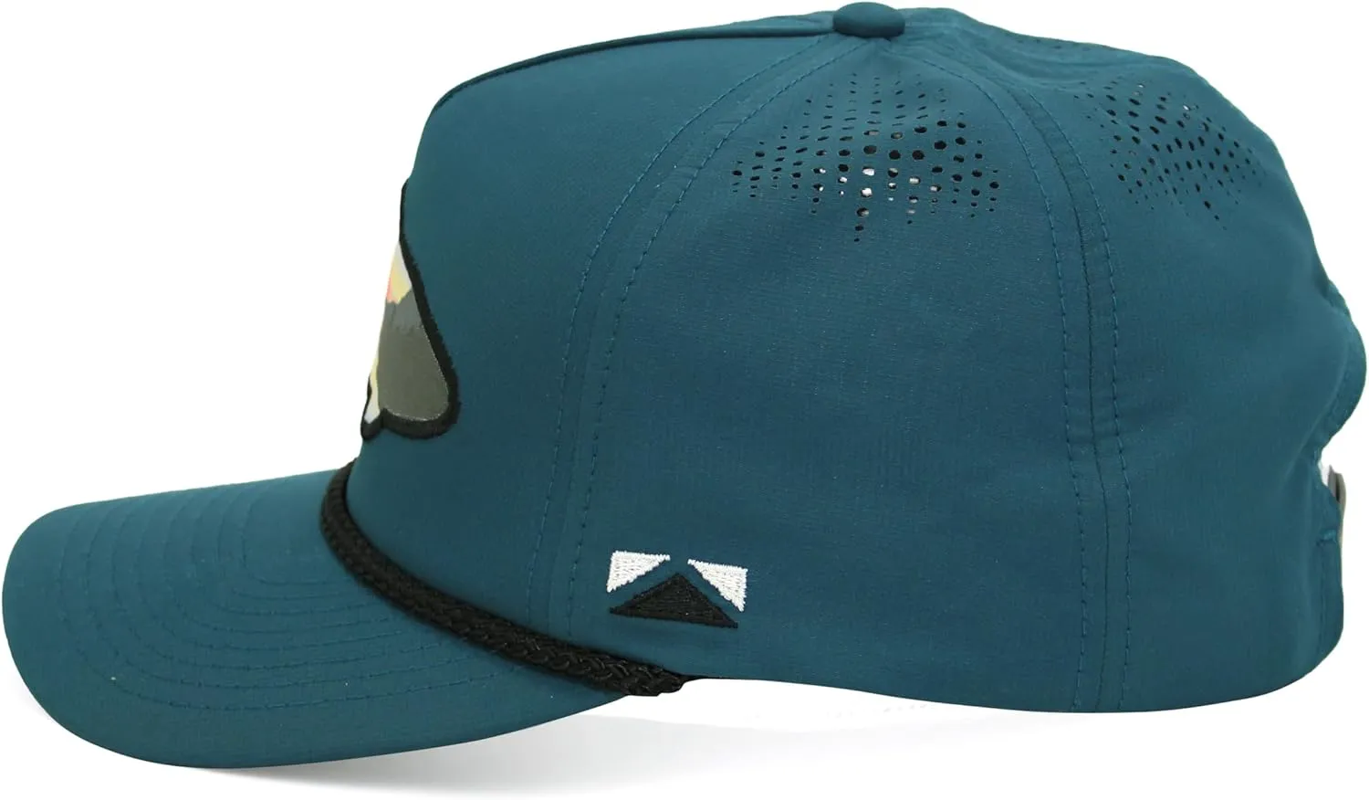 Paramount Outdoors Sunset Trout Fishing Hat Mountain Fish Silhouette Performance Outdoor Hat with Comfort Snapback
