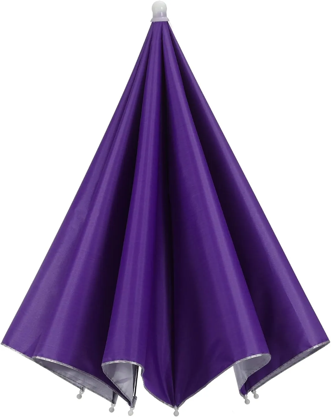 PATIKIL Umbrella Hat, 27 Inch Hands-Free Fishing Umbrella Hat Elastic Headband Folding Sun Rain Cap for Camping Gardening Hiking Farming Beach