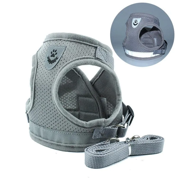 Pet's Adjustable Reflective Harness