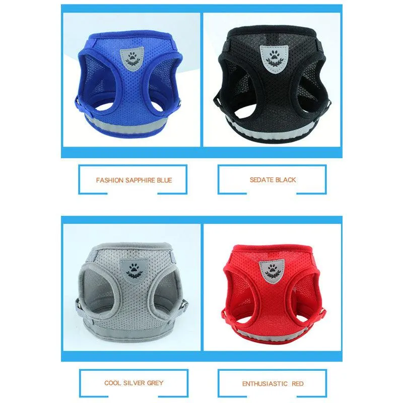 Pet's Adjustable Reflective Harness