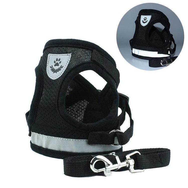 Pet's Adjustable Reflective Harness