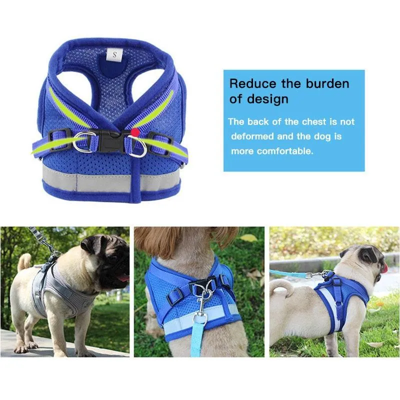 Pet's Adjustable Reflective Harness