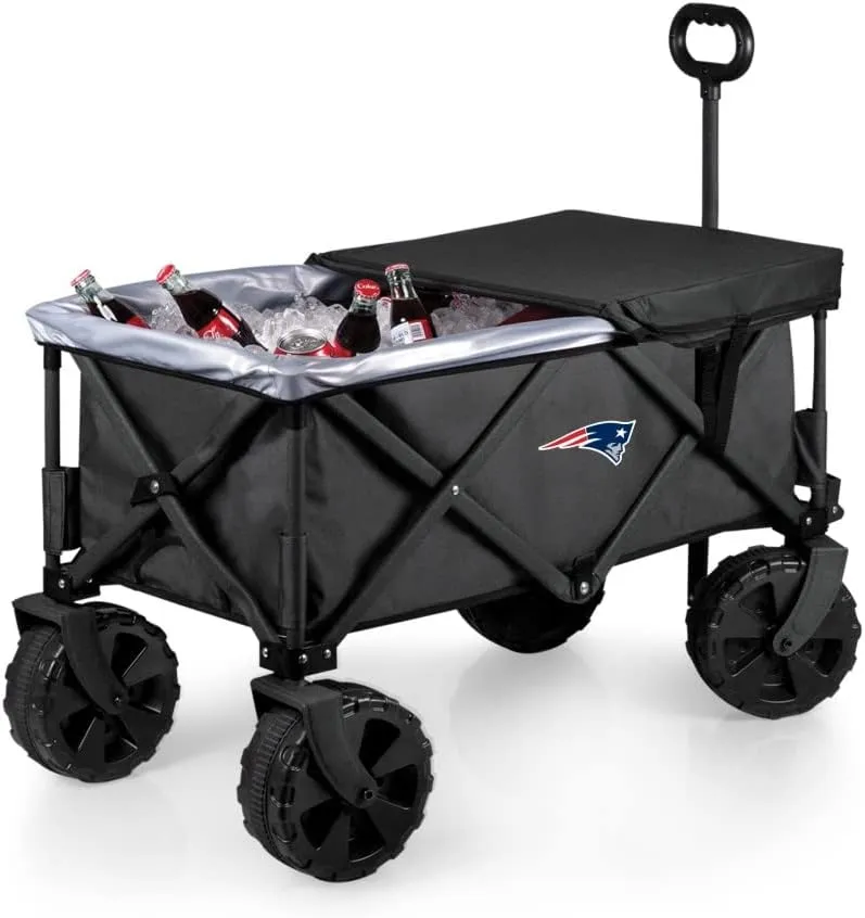 PICNIC TIME NFL Adventure Wagon Elite All-Terrain Portable Utility Wagon
