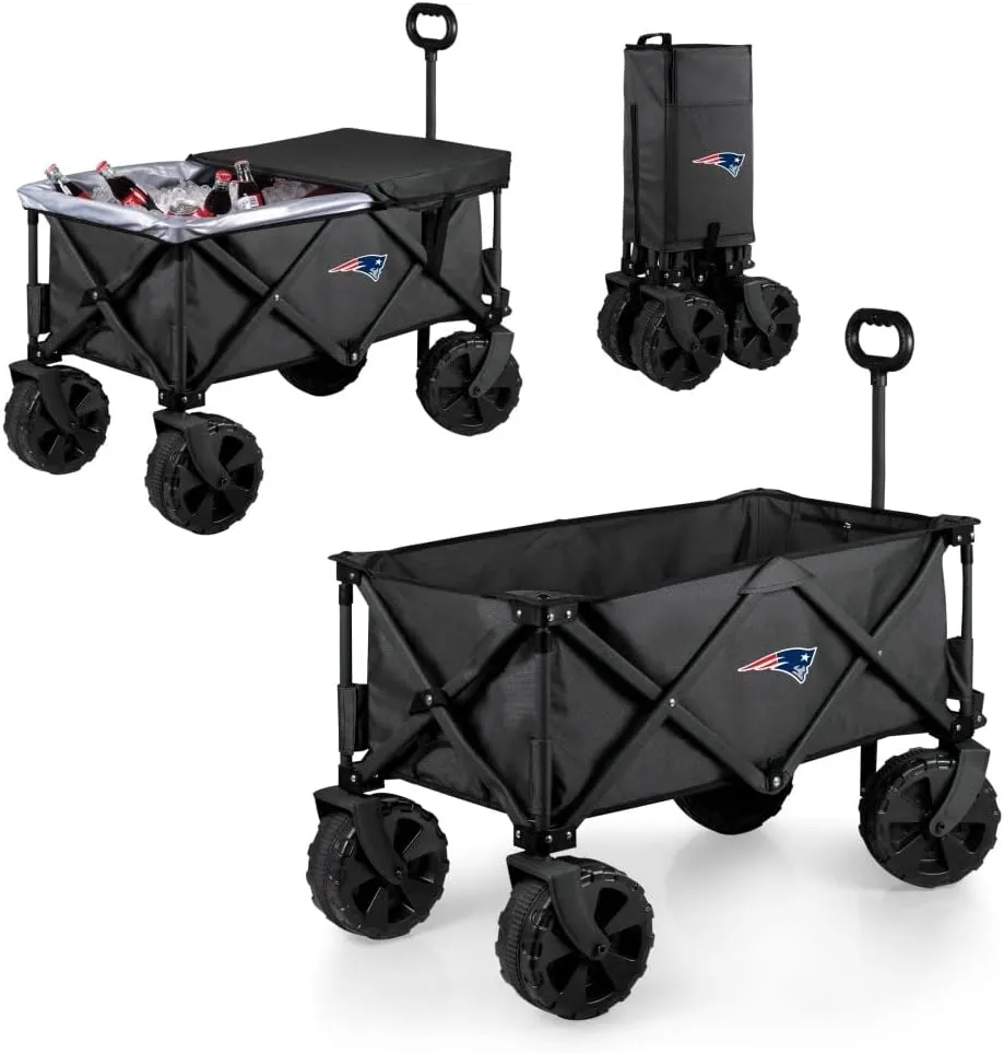 PICNIC TIME NFL Adventure Wagon Elite All-Terrain Portable Utility Wagon