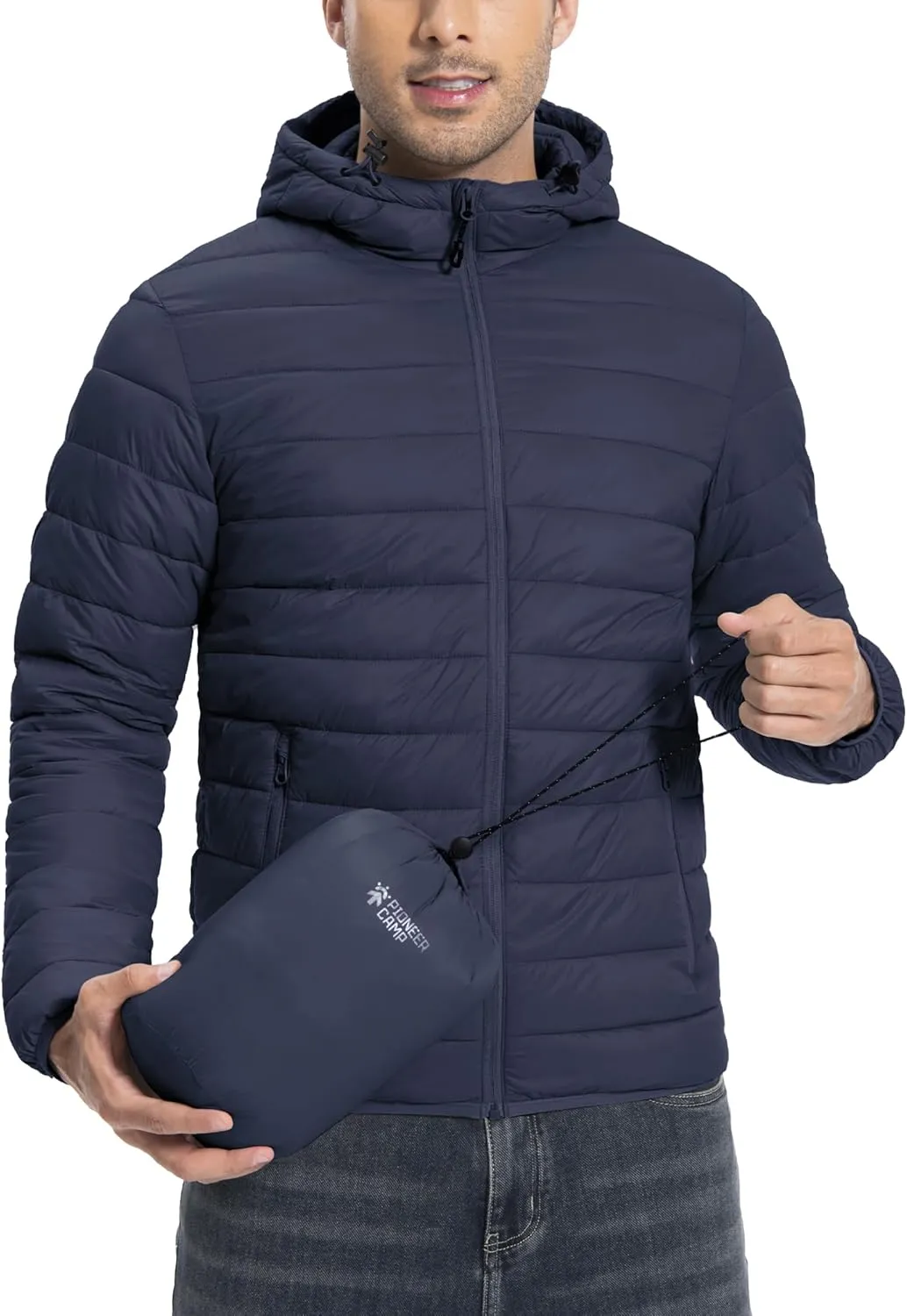 Pioneer Camp Packable Puffer Jacket: Lightweight Warmth