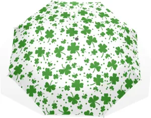 Poeticcity Rain Travel Umbrella, Hand Open Close Windproof Waterproof Folding Umbrella, Compact Canopy Strong Ray Parasol Umbrella