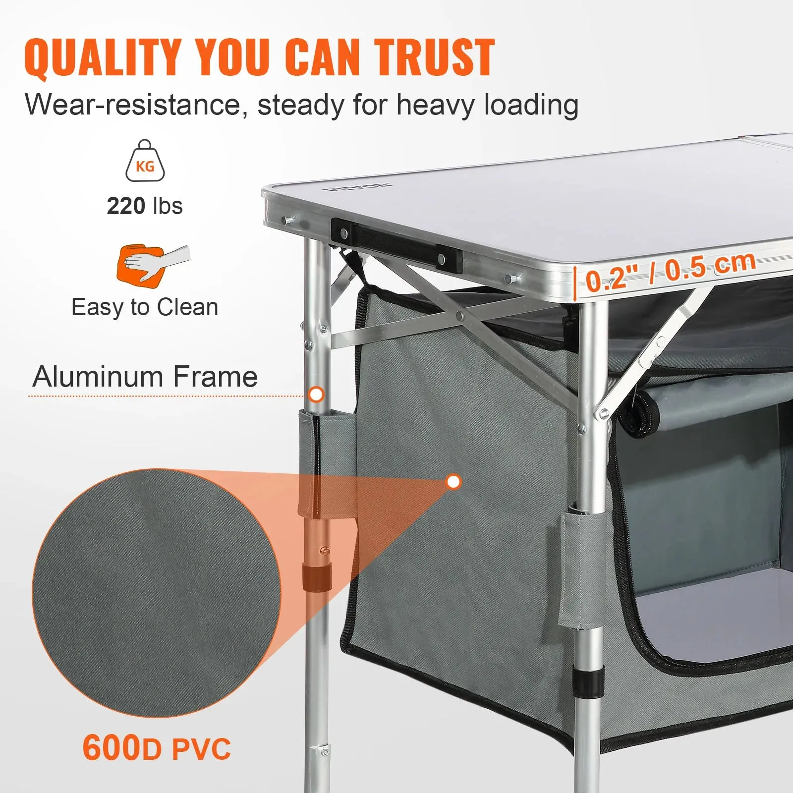 Portable Camp Kitchen Table