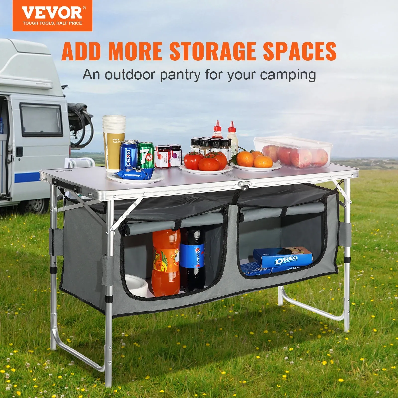 Portable Camp Kitchen Table