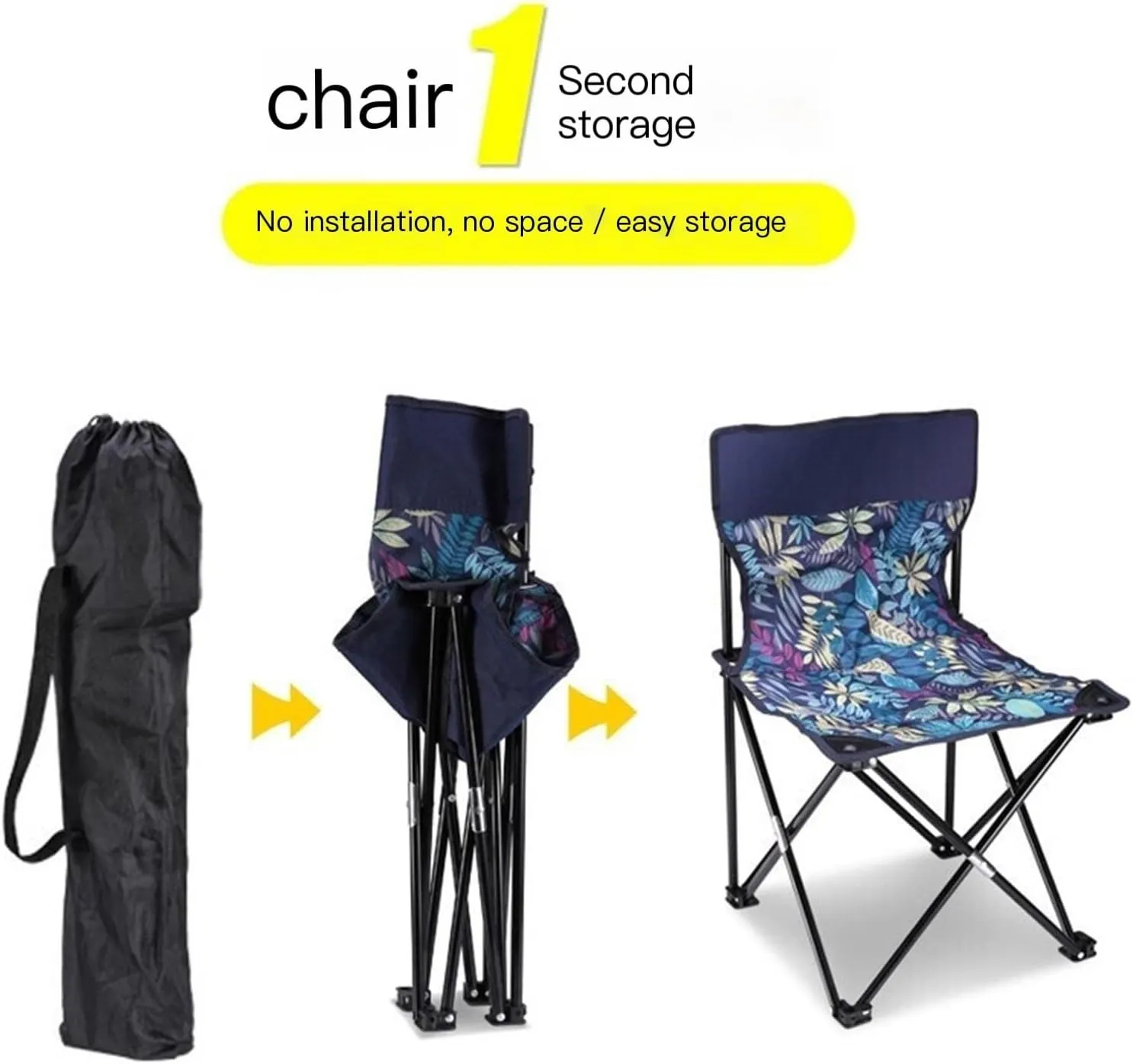 Portable Picnic Table, Folding Roll Up Camping Travel Table, Balcony Table (颜色 : 70x70cmcm Table Leaves Chair x2)