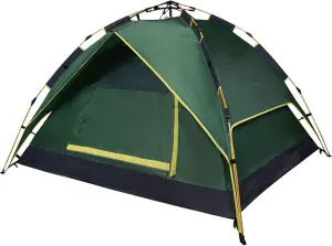Portable Tents for Campitent Dome Tents Pop up Instantly Waterproof 3-4 Person Double-Door Campiand Beach for Backpackifishing (Orae 220 * 190 * 120Cm)