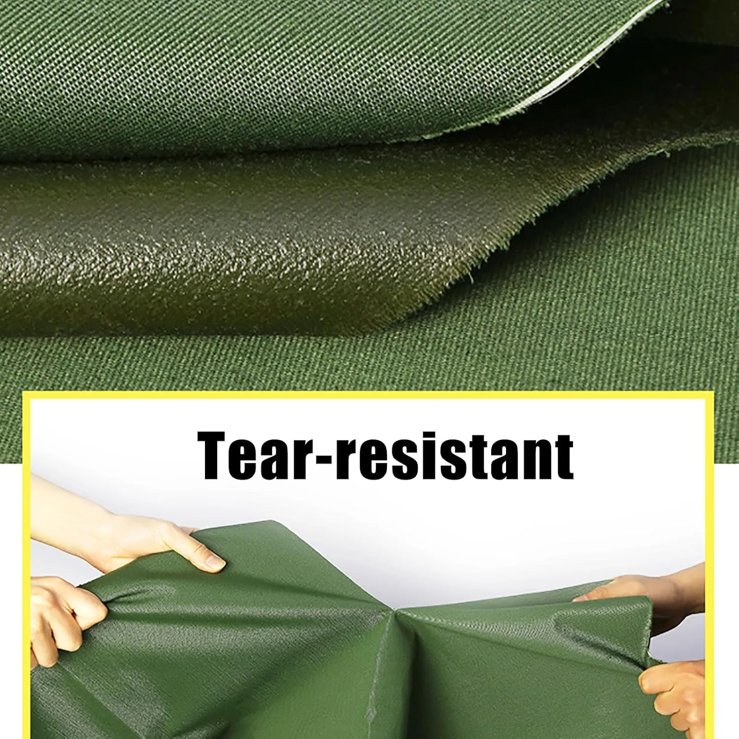 Premium Canvas Tarp, Heavy Duty Waterproof Tarpaulins with Aluminum Grommets, Multipurpose Tarp, UV Resistant, for Camping, Tent Shelter, Boat, Car, Canopy, Boat