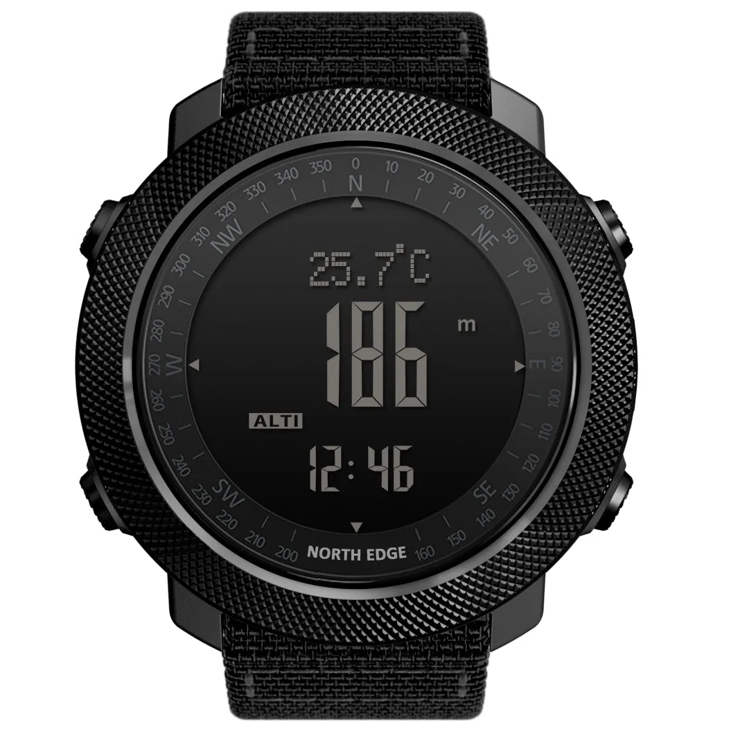 Premium Dive Smart Watch for Men – 50M Waterproof, Altimeter, Barometer, Compass, Diving Log, Free Diving Mode, Step Counter, Stopwatch, Air Pressure, CR2450 Battery