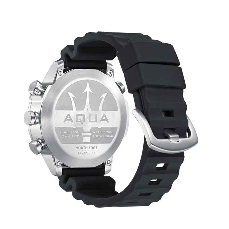 Premium Dive Smart Watch for Men – 50M Waterproof, Altimeter, Barometer, Compass, Diving Log, Free Diving Mode, Step Counter, Stopwatch, Air Pressure, CR2450 Battery