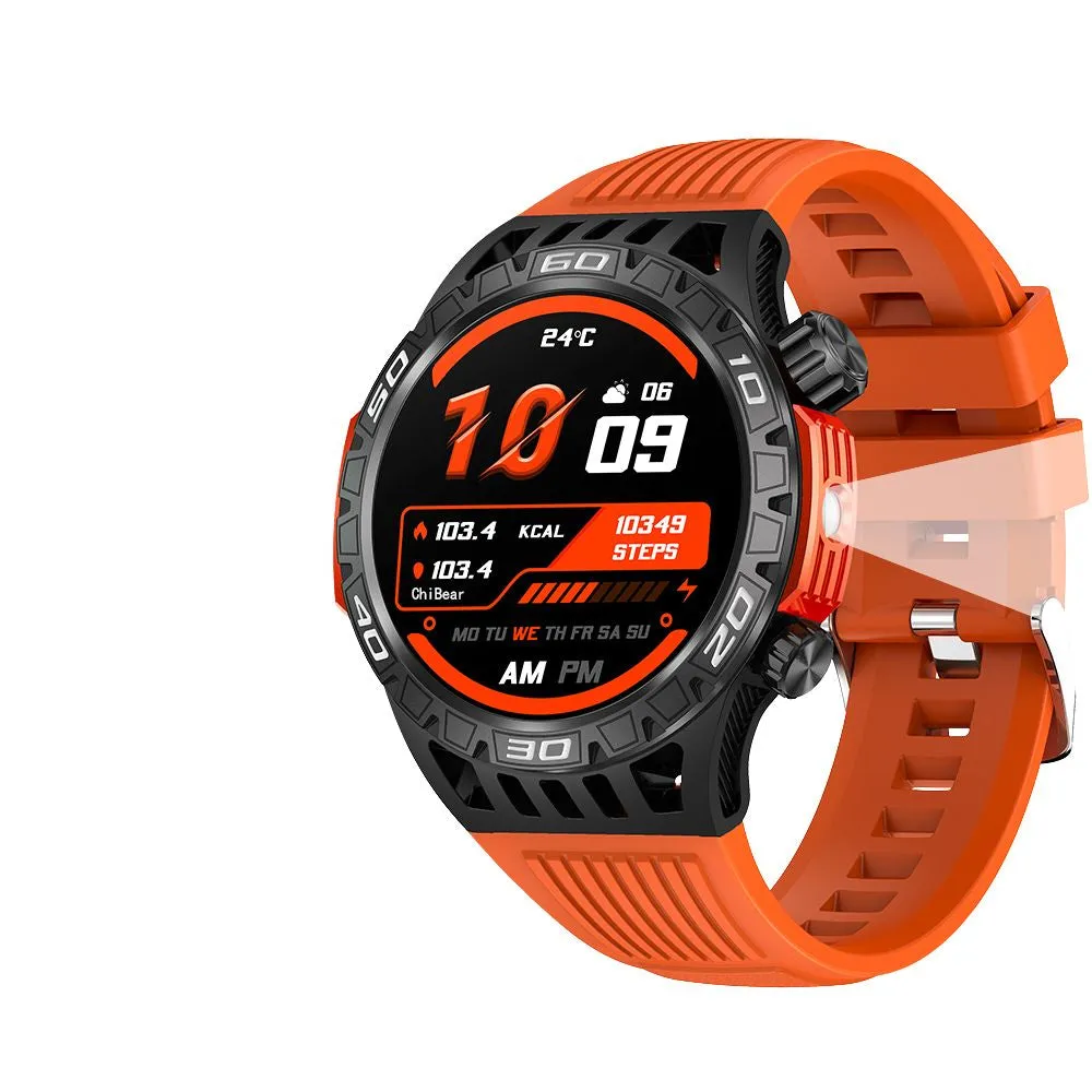 Premium Fitness Smart Watch for Men – 1.46" Display, Heart Rate Monitor, Blood Pressure, IP68 Waterproof, Bluetooth Calling, Sports Tracker, Compass