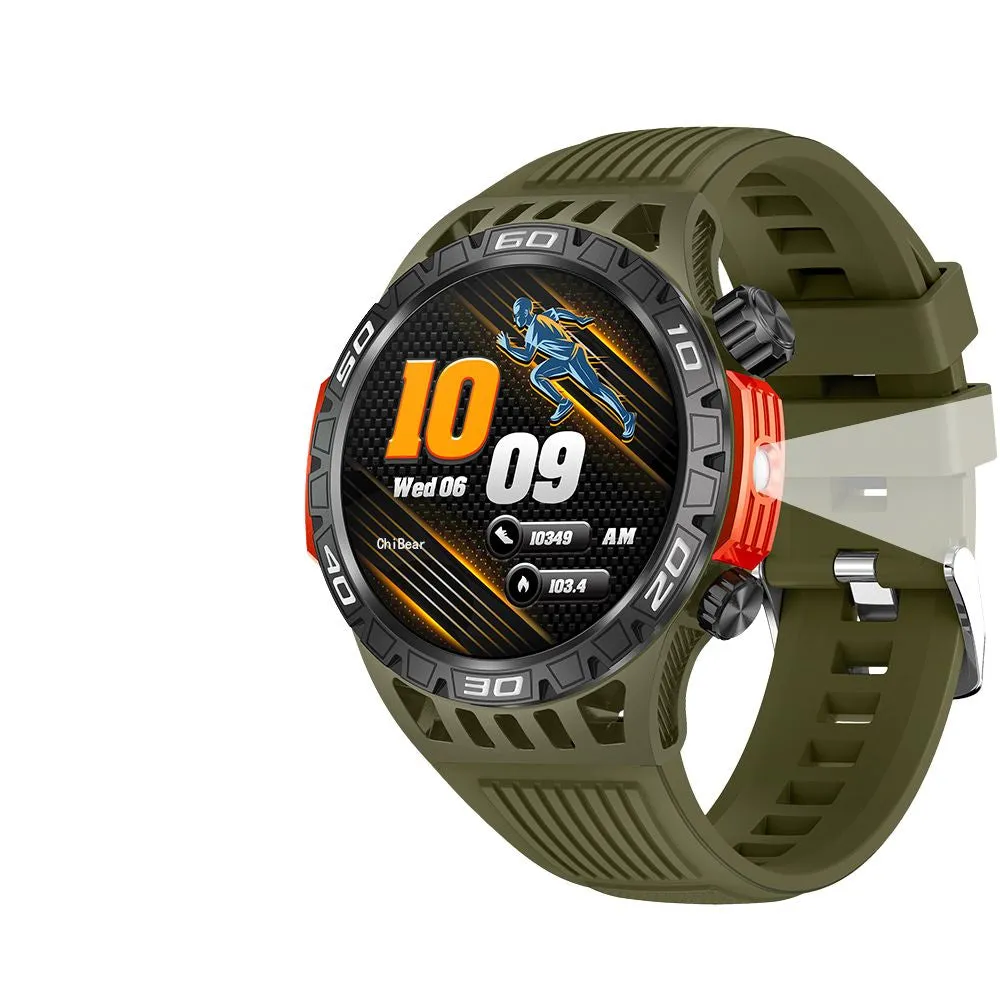 Premium Fitness Smart Watch for Men – 1.46" Display, Heart Rate Monitor, Blood Pressure, IP68 Waterproof, Bluetooth Calling, Sports Tracker, Compass
