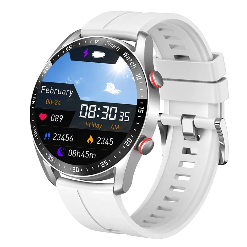 Premium Fitness Smart Watch for Men – 1.46" Display, Heart Rate Monitor, Blood Pressure, IP68 Waterproof, Bluetooth Calling, Sports Tracker, Compass
