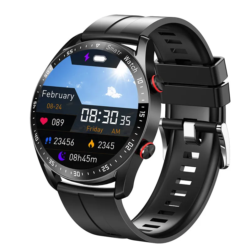 Premium Fitness Smart Watch for Men – 1.46" Display, Heart Rate Monitor, Blood Pressure, IP68 Waterproof, Bluetooth Calling, Sports Tracker, Compass