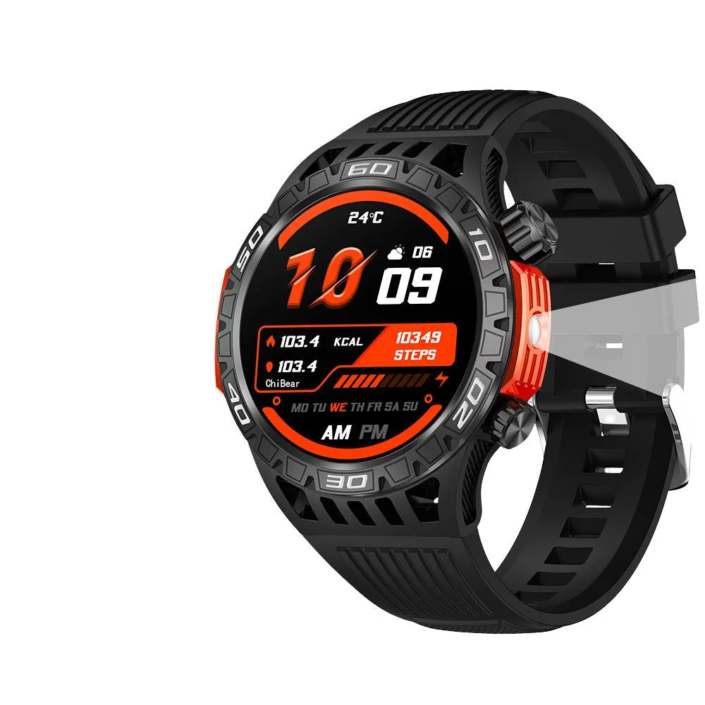 Premium Fitness Smart Watch for Men – 1.46" Display, Heart Rate Monitor, Blood Pressure, IP68 Waterproof, Bluetooth Calling, Sports Tracker, Compass