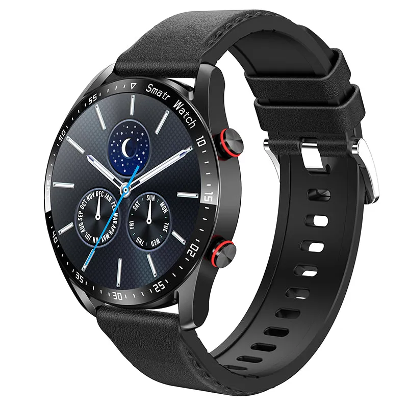 Premium Fitness Smart Watch for Men – 1.46" Display, Heart Rate Monitor, Blood Pressure, IP68 Waterproof, Bluetooth Calling, Sports Tracker, Compass