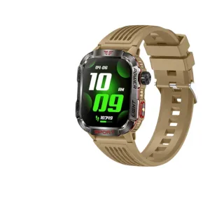 Premium GPS Smartwatch for Men – 2.01" HD Display, Waterproof, Bluetooth Calling, Compass, Flashlight, Fitness Tracker, 600mAh Battery, Outdoor Sport Mode