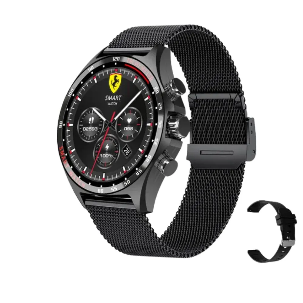 Premium Outdoor Sports GPS Smart Watch for Men – Bluetooth Call, HD AMOLED Screen, Health Monitoring, Compass, IP68 Waterproof, Multi-Sport Mode, Sleep & Blood Oxygen Monitoring, Music Control