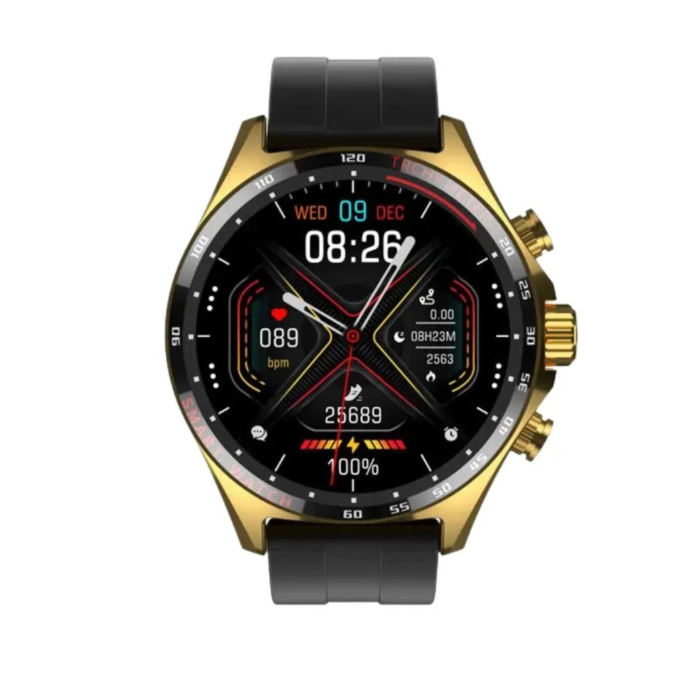Premium Outdoor Sports GPS Smart Watch for Men – Bluetooth Call, HD AMOLED Screen, Health Monitoring, Compass, IP68 Waterproof, Multi-Sport Mode, Sleep & Blood Oxygen Monitoring, Music Control