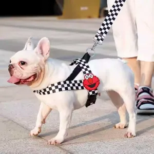 PupJoy Comfort Fit Frenchie Harness with Secure Buckles