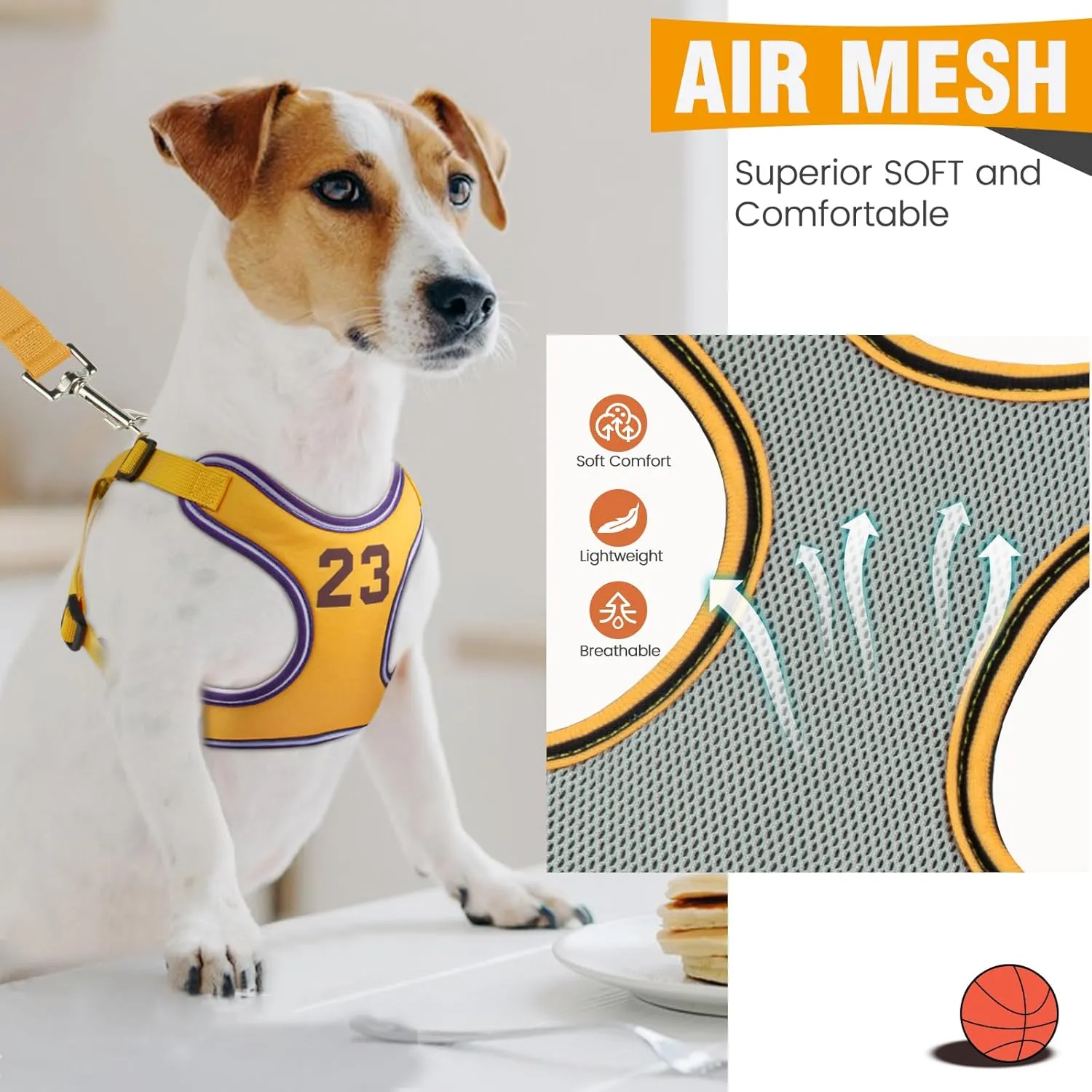 PupMode Adjustable Frenchie Harness Set – Soft Secure and Easy to Use