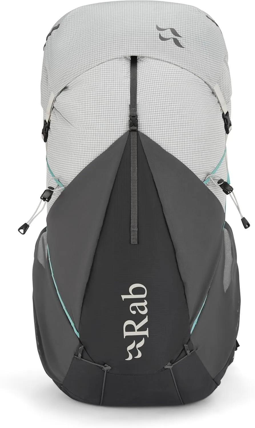 Rab Women's Muon ND Hiking Pack - Lightweight Durable Backpack for Hiking, Trekking, & Backpacking - Pewter/Graphene - 50-Liter (Back Length - Small)