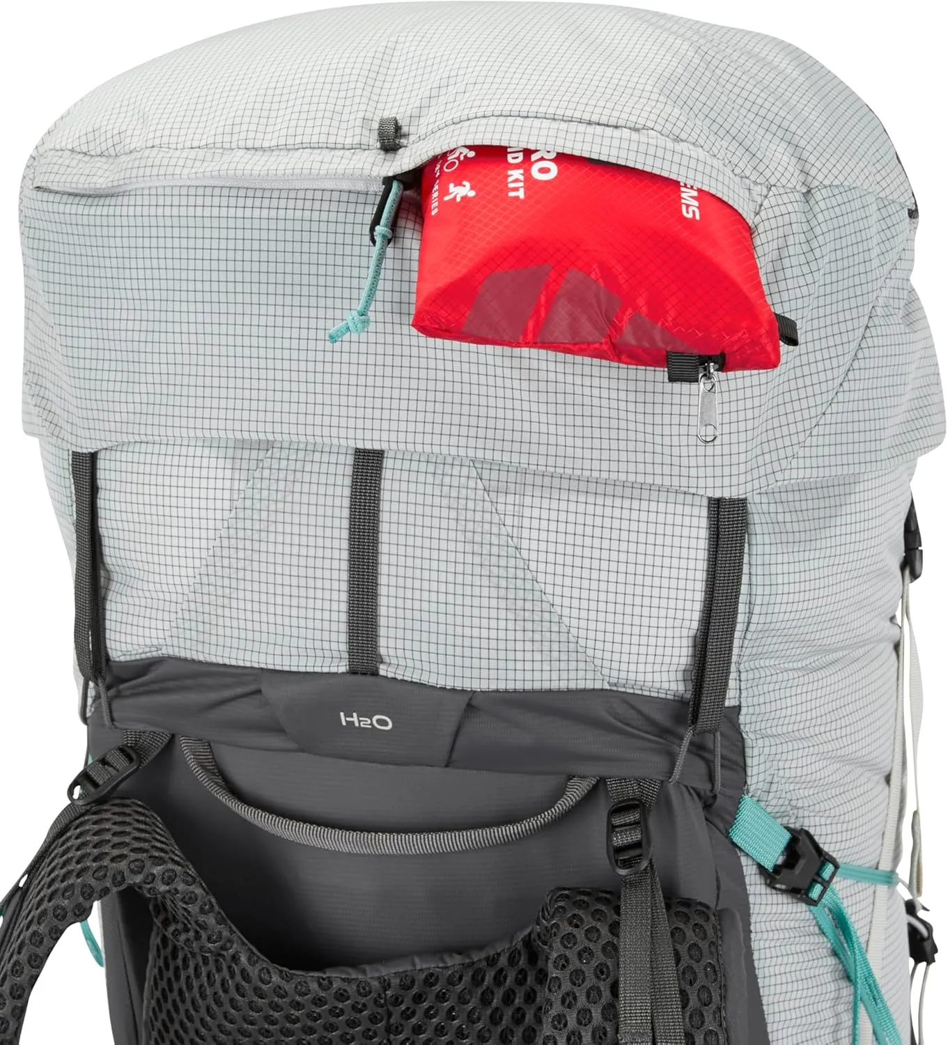 Rab Women's Muon ND Hiking Pack - Lightweight Durable Backpack for Hiking, Trekking, & Backpacking - Pewter/Graphene - 50-Liter (Back Length - Small)