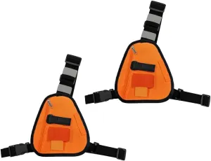 Radio Chest Harness Shoulder Strap Radio Nylon Holster Chest Pack Adjustable Ham Radio Pouch Two-Way Radio Holster for Motorola DEP450 BAOFENG UV5R Walkie Talkies (2Pack)