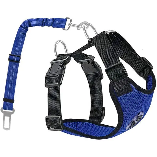 Reflective Dog Car Seat Belt Harness