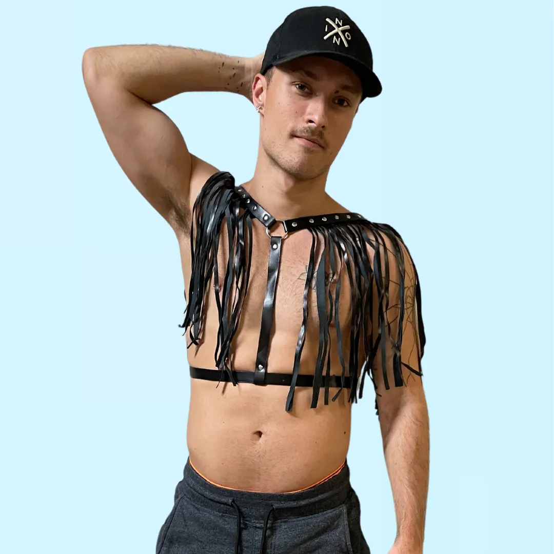 RHODES - Sultry Straps Men's Leather Harness