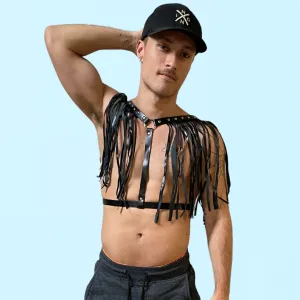 RHODES - Sultry Straps Men's Leather Harness