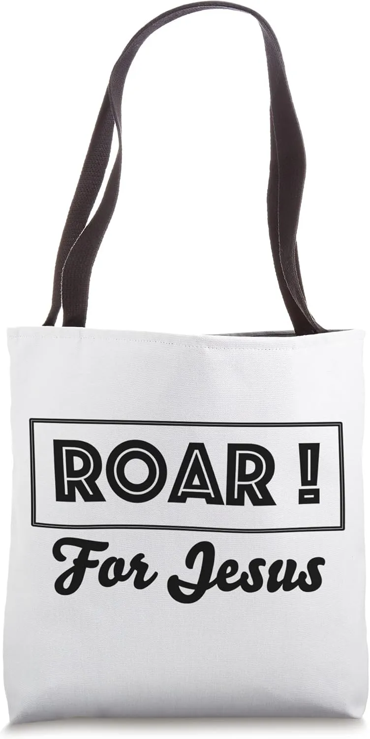 Roar For Jesus VBS Sunday School Teacher Staff Church camp Tote Bag