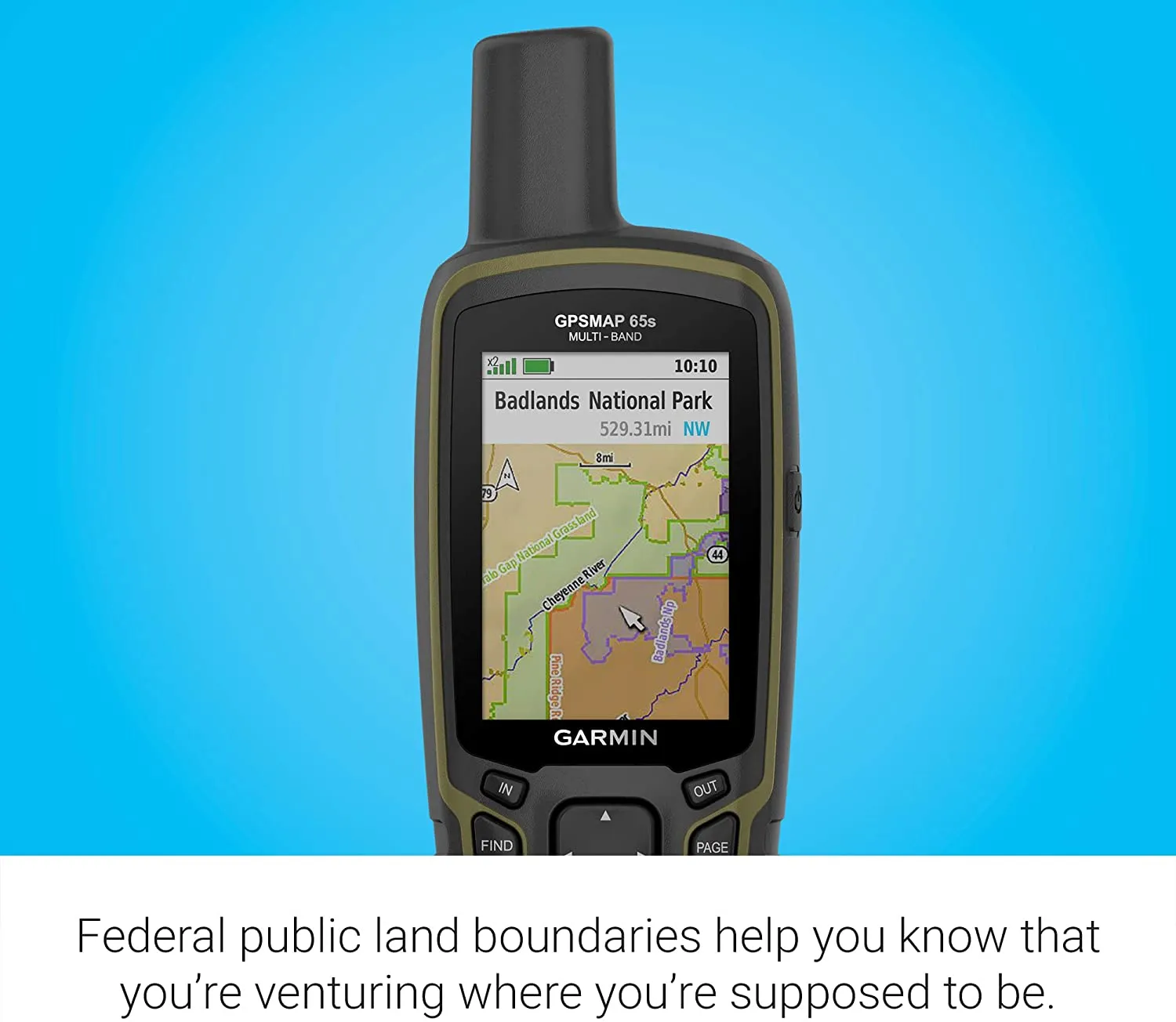 Roll over image to zoom in Garmin GPSMAP 65s, Button-Operated Handheld