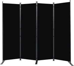 Room Divider 6FT Portable Room Dividers and Folding Privacy Screens, 88'' W Fabric Divider for Room Separation, 4 Panel Partition Room Dividers Freestanding Wall Divider Screen for Dorm Studio Office