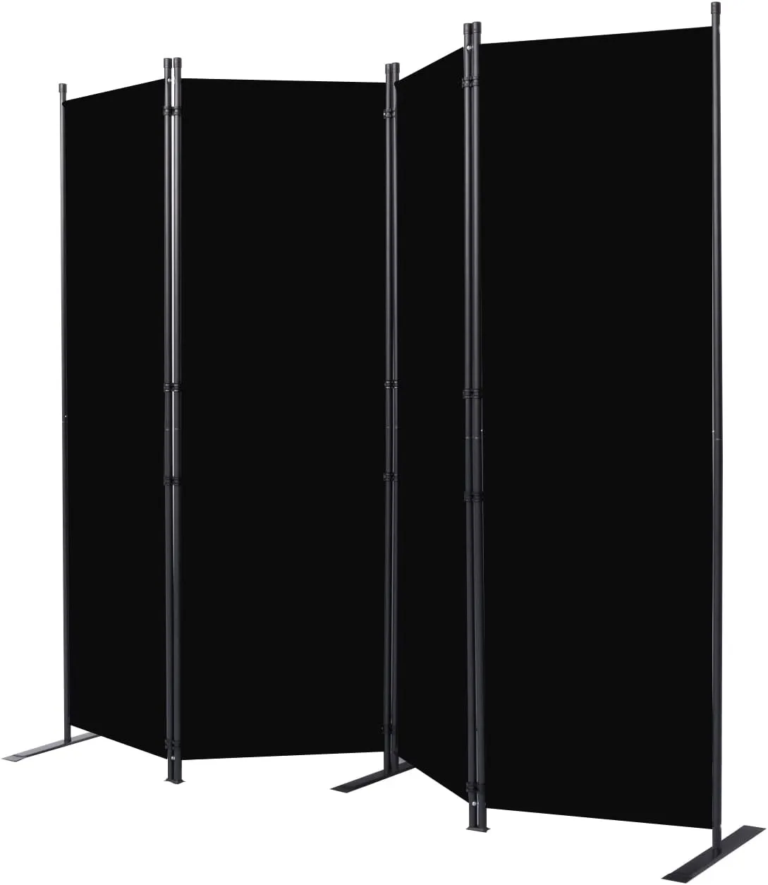 Room Divider 6FT Portable Room Dividers and Folding Privacy Screens, 88'' W Fabric Divider for Room Separation, 4 Panel Partition Room Dividers Freestanding Wall Divider Screen for Dorm Studio Office