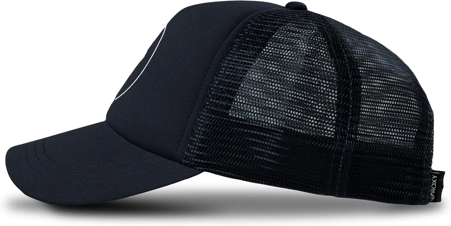 Roxy Girls Truckin Trucker Hat – Adjustable Summer Cap for Girls, Lightweight and Breathable with Mesh Back