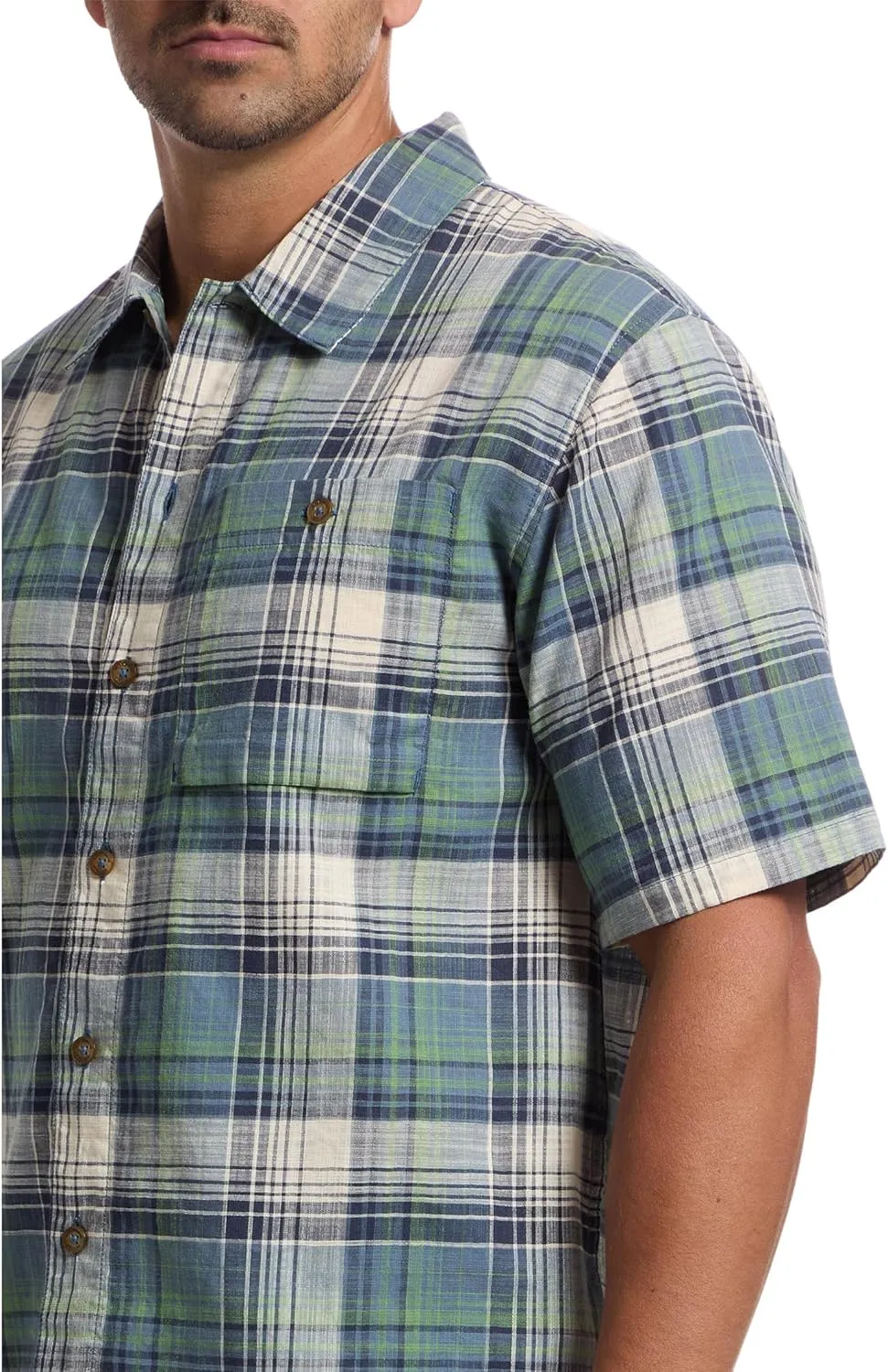 Royal Robbins Men's Redwood Plaid Short Sleeve
