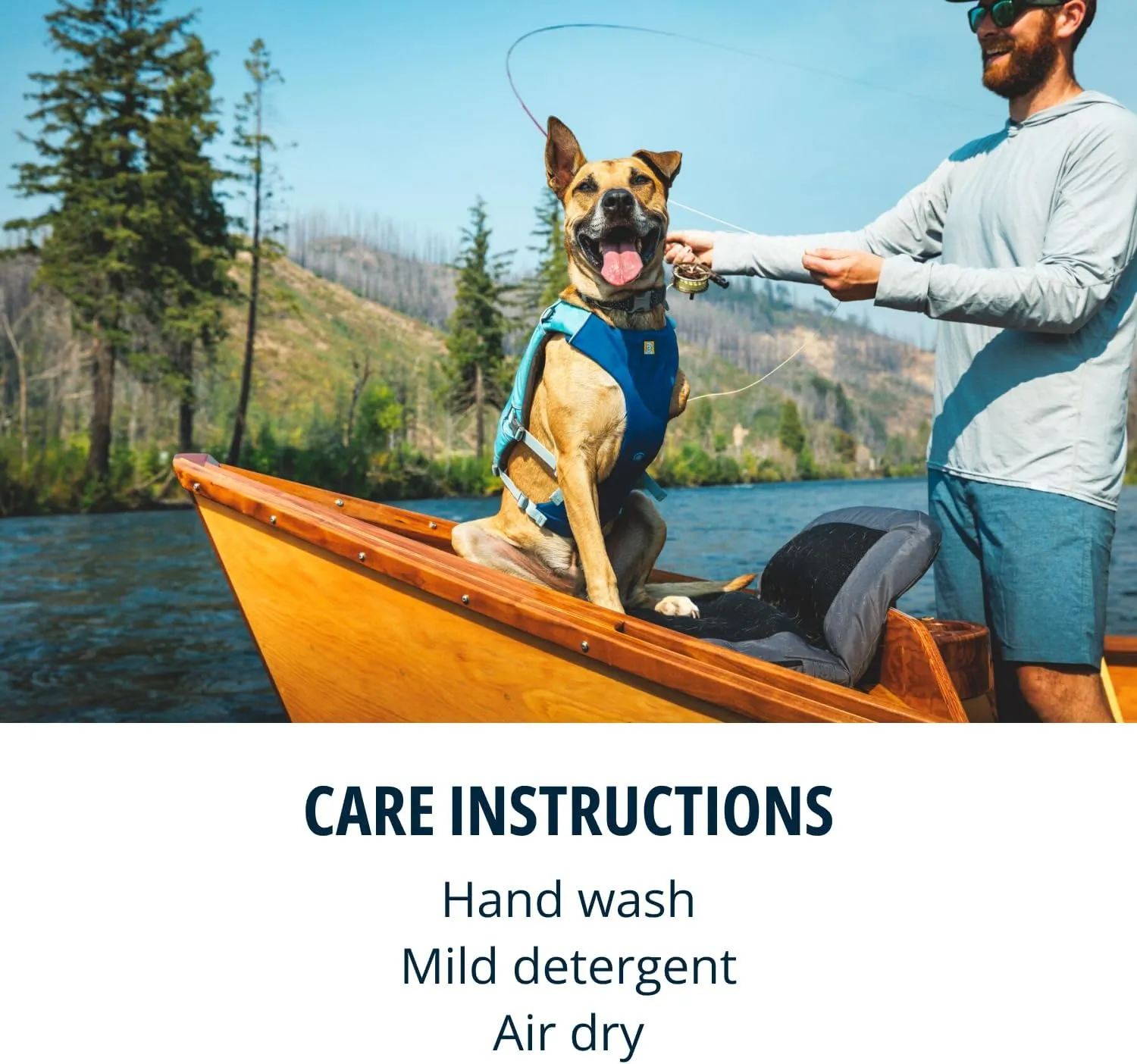 Ruffwear, Confluence Life Jacket for Dogs, Comfortable and Adjustable Dog Life Jacket with Reinforced Handles, Leash Connection, and Reflective Accents, Biolumin Blue, Small