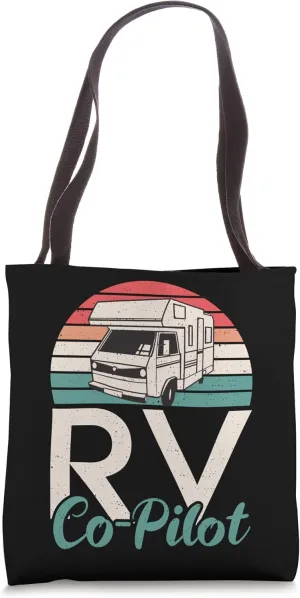 RV Copilot Motorhome Travel Camping Vehicles Tote Bag