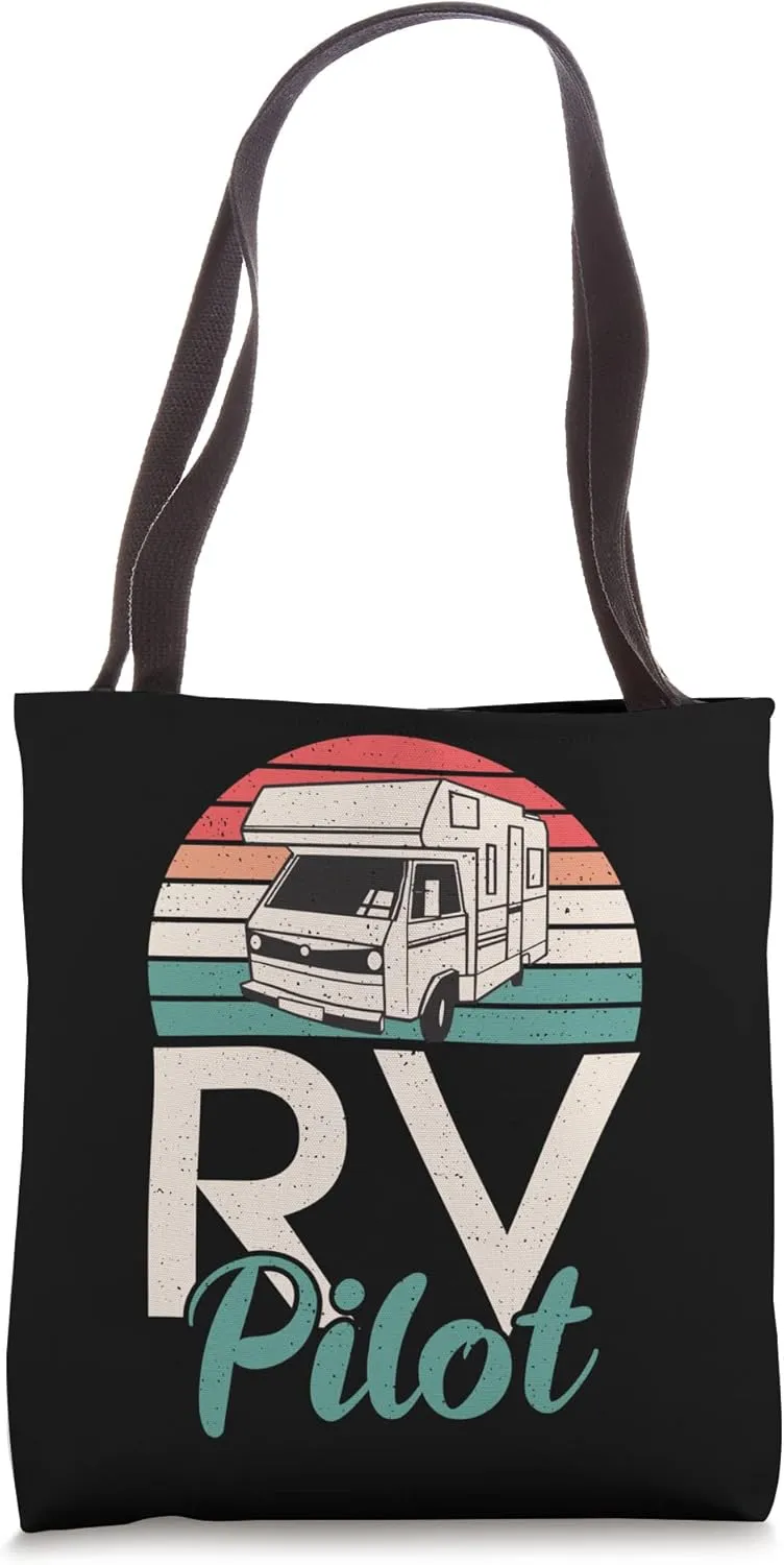 RV Copilot Motorhome Travel Camping Vehicles Tote Bag