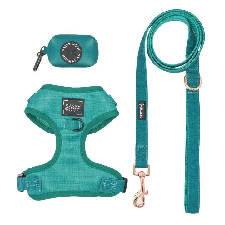 Sassy Woof Adjustable Harness - Napa