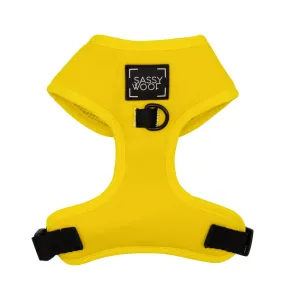 Sassy Woof Adjustable Harness - Neon Yellow