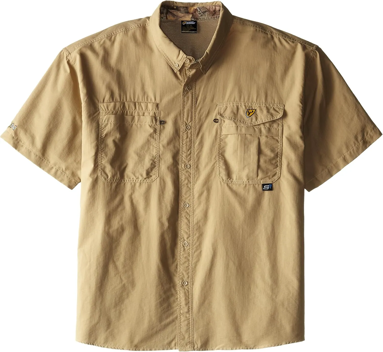 Scent Blocker Recon Lifestyle Short Sleeve Shirt, Ivory, X-Large