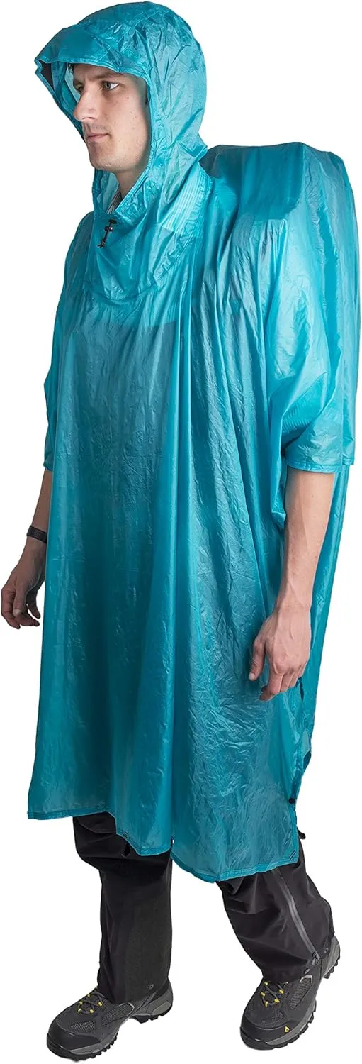 Sea to Summit Ultra-SIL Nano Tarp Poncho 4-in-1 Raincoat, Pack Cover, Groundsheet, and Shelter