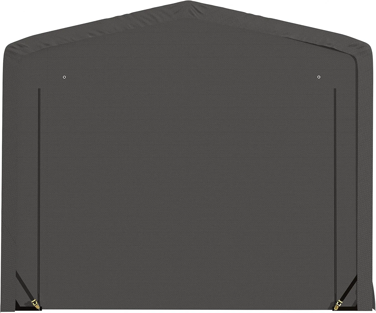 ShelterLogic ShelterTube Garage & Storage Shelter, 12' x 27' x 10' Heavy-Duty Steel Frame Wind and Snow-Load Rated Enclosure, Gray